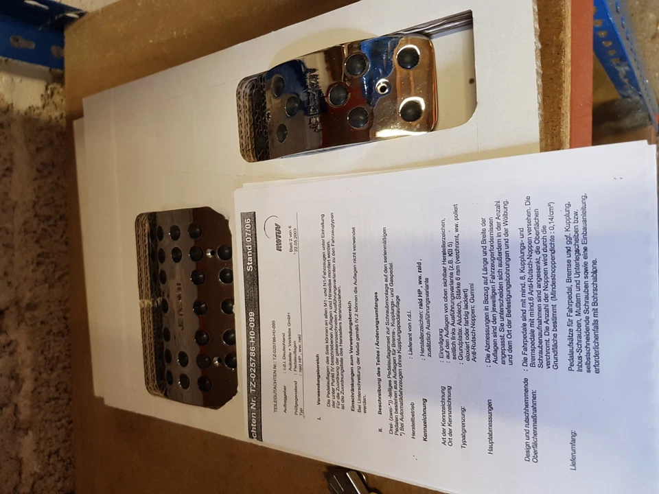 Pedalset 2-tlg. Audi A4 B6 / B7 8E/8H für Automatik - Bild 1 von 1