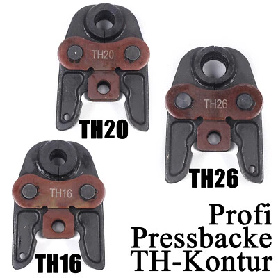 TH16 TH 20 TH 26 Pressbacke Presszange Pressbacken Presszangen für Verbundrohr - Bild 1 von 4