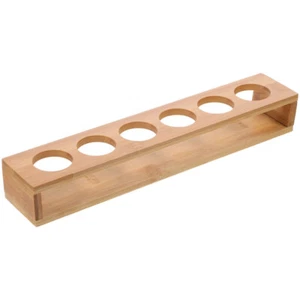 Portabicchieri in legno dispenser bevande con rubinetto bicchieri espositore organizer - Foto 1 di 12