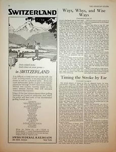 Switzerland Advertisement and Golf Techniques - Picture 1 of 2