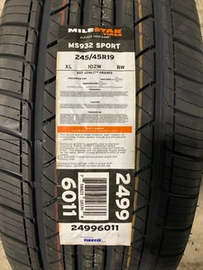 4 New 245 45 19 Milestar MS932 Sport Tires - Picture 1 of 5