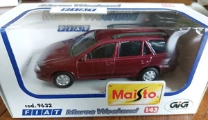 Fiat Marea Weekend MAISTO #9632 scala 1/43 bordeaux metallizzato - Foto 1 di 9