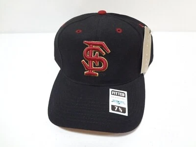 VTG NCAA Florida State Seminoles FS Fitted 7 3/8 Cap Hat TOW NEW NWT 100% Wool - Imagem 1 de 4