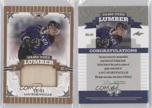 2021-22 Leaf Lumber Game Used Lumber Bronze /35 Luc Robitaille #GUL-LR1 HOF