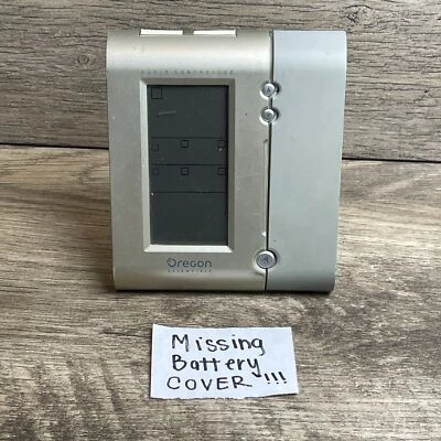 Oregon Scientific BAR608HGA Silver Wireless Weather Station & Atomic Alarm Clock - Image 1 of 4