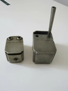 2 ENCRIERS CHINOIS PAKTONG  CHINESE INKWELL PAKTONG MARKED - Picture 1 of 11