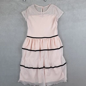 bcx Girl dress Blush Pink Lace Lined Size 12 - Picture 1 of 7