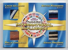 2022 In The Crease Patch Linus Ullmark Anton Forsberg Pelle Lindbergh Hedberg /5