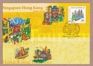 Cover - Hong Kong July 1999 Tourism Hong Kong & Singapore Joint Issue 35c - Picture 1 of 2