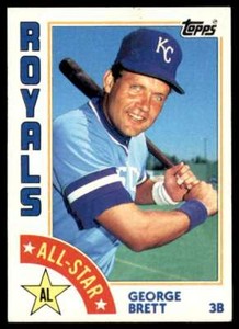 1984 TOPPS ALL-STARS GEORGE BRETT KANSAS CITY ROYALS #399