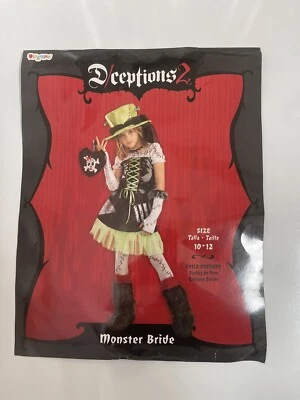 Nuevo Disfraz de Halloween Monstruo Novia Engaños Talla Grande 10-12 Foto 1 de 3