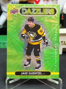 2021-22 Upper Deck Dazzlers Green Jake Guentzel Pittsburgh Penguins #DZ-36 - Picture 1 of 2