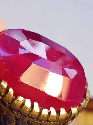 MAGNÍFICO, ESPLÉNDIDO! ANTIGUO ANILLO DE PLATA DE ORIENTE MEDIO #11 GEMA DE PIEDRA ROJA PROFUNDA Foto 1 de 4