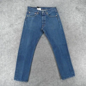 Levi's 501 Jeans Mens 31x29 Original Button Fly Straight Light Wash (Tag 32x32) - Picture 1 of 17