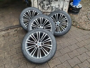 Original BMW 5er G30/G31 Alu-Ganzjahresräder 245/45 R18 100W M+S Reifen Neu RDKS - Bild 1 von 7