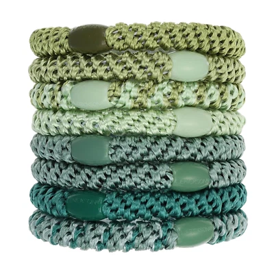 L. Erickson Grab & Go Pony - Purple Daze - Paquete de 8 corbatas para el cabello con soporte de cola de caballo - Mi Foto 1 de 4