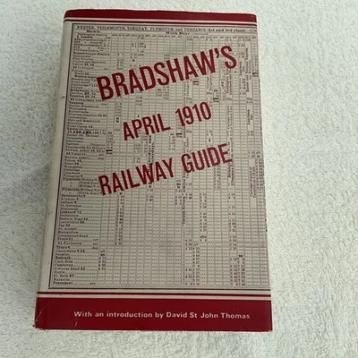 Bradshaw's April 1910 Railway Guide, reprint 1968 - Image 1 of 4