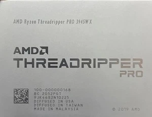 Lenovo Lock AMD Ryzen Threadripper Pro 3945wx 4.0ghz 12-Core swrx8 CPU Processor - Afbeelding 1 van 1