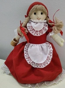 Rotkäppchen Topsy Turvy 3-in-1 Flip Puppe Oma Wolf 10" geformt - Bild 1 von 9