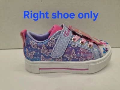 Amputee Replacement Skechers Light Up Twinkle Toes  Ombre Flutter Toddler 7  - Image 1 of 4