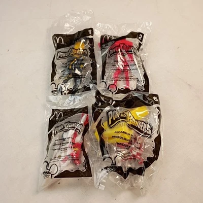 Vintage 2005 Power Rangers McDonald's Happy Meal Toys Lot of 4 Sealed - Image 1 of 4