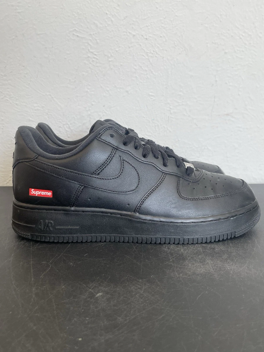 Supreme × Nike Air Force 1 Low 26.5cm Nike Air Force 1 Low Supreme Black