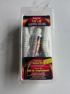 Imperial 5/8"x 6' Replacement Stove Gasket Rope With Adhesive Cement Glue GA0186 - Picture 1 of 8