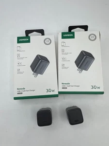 4x UGREEN Nexode 30W USB-C GaN Fast Charger CD319 - Space Gray - Picture 1 of 3