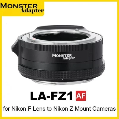 MonsterAdapter LA-FZ1 Auto Focus AF Lens Adapter Nikon F Lens to Nikon Z Cameras - Image 1 of 4
