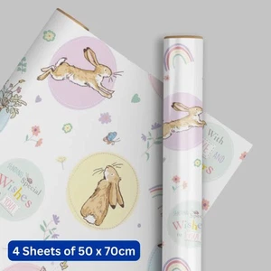 Guess How Much I Love You 4 Sheets & 4 Tags Gift Wrap Bundle - Picture 1 of 4