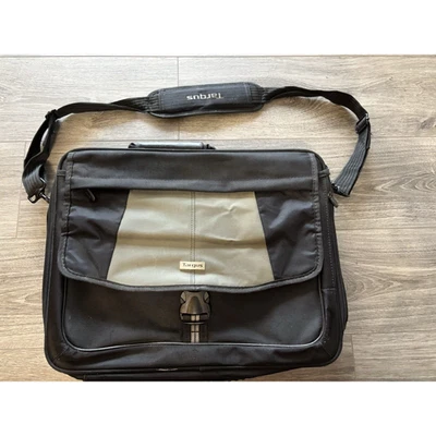 Targus 17” Blacktop Deluxe Laptop Case w/ Dome Protection Softside Brief Case - Image 1 of 4
