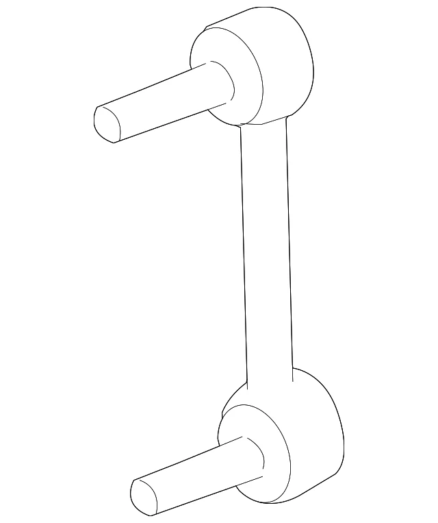 Eslabón estabilizador de suspensión delantera genuino GM 19168014 Foto 1 de 4