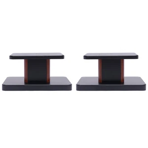 Pair Desktop Speaker Stand Studio Monitor Mount 6in High Tabletop 15kg Load - Picture 1 of 16