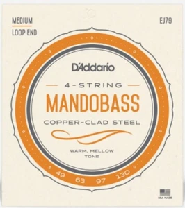 NEW D'Addario EJ79 Copper Mandobass Strings, 49-130 - Picture 1 of 5