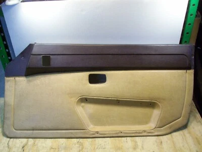 Panel de moldura interior de puerta para pasajeros Porsche 924 924S 944 marrón/bronceado OEM 477857012 Foto 1 de 4