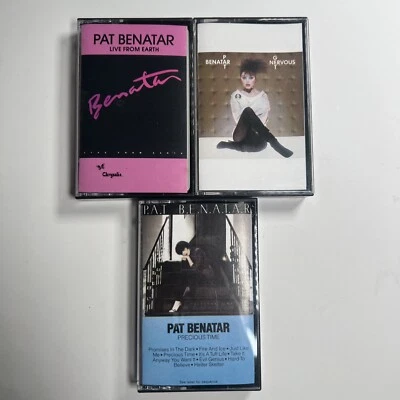 Pat Benatar (3 Cassette Tape Lot)  ALL PLAY TESTED & SOUND GREAT! See Pics - Image 1 of 4
