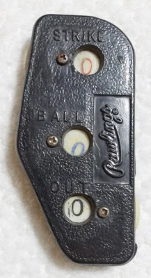 CONTADOR DE ÁRBITRO DE BÉISBOL RAWLINGS - PELOTAS, STRIKES, OUTS - DE COLECCIÓN Foto 1 de 2