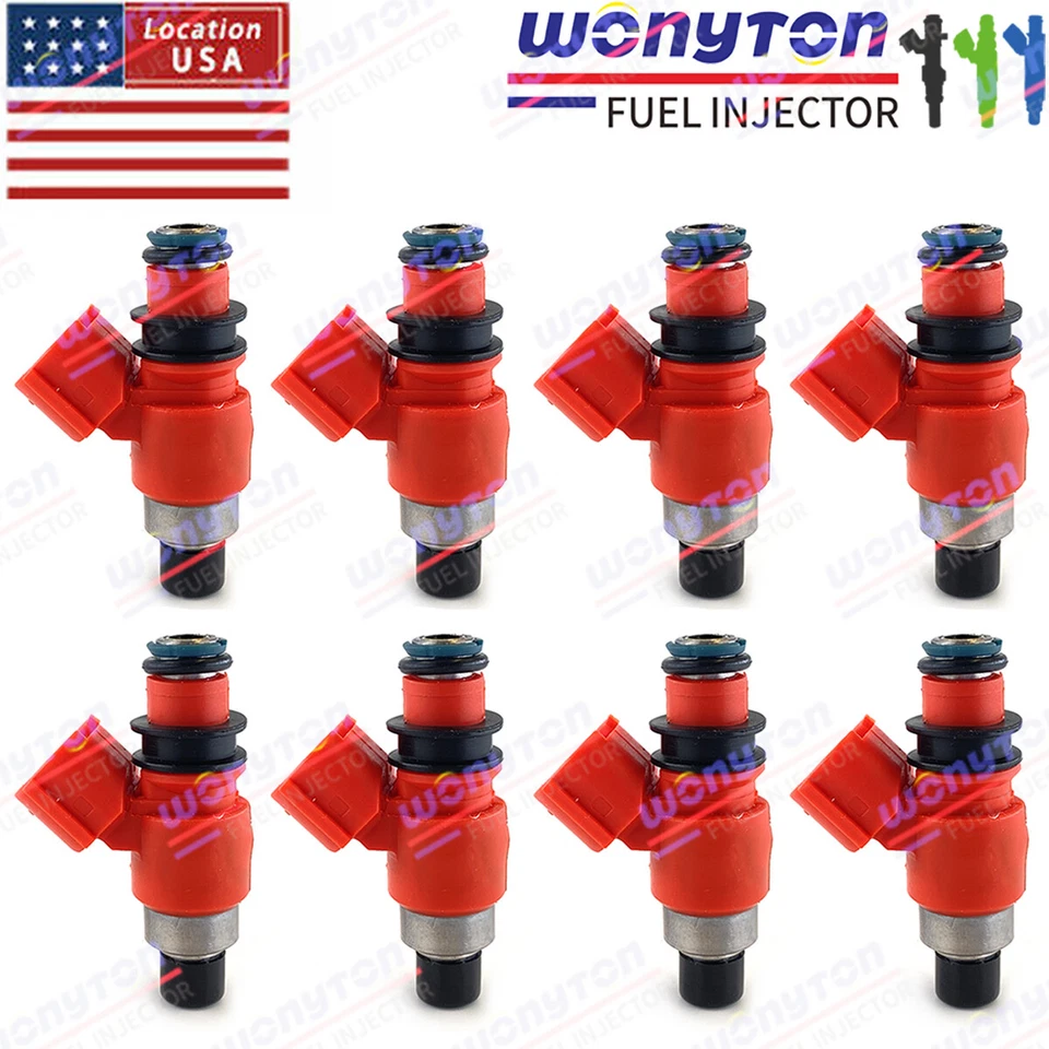 Juego de 8 inyectores de combustible 14B-13761-00-00 para Yamaha YZF-R1 2009-2011 Foto 1 de 4