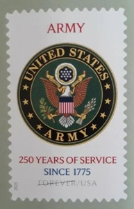 US Scott #6003, 2025 Forever, US Army  250th Anniversary Single Stamp MNH/OG  - Picture 1 of 1