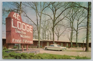 Siloam Springs, AR, 4-C Lodge and Restaurant Arkansas Postcard Hwy 69-59 By-Pass - Picture 1 of 4