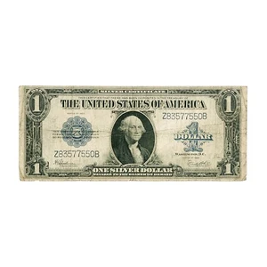 USA 1923 Grande Taille Note Un Dollar F - Picture 1 of 2