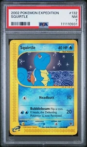 2002 Pokemon Expedition, Squirtle #132, NM PSA 7 - Picture 1 of 12