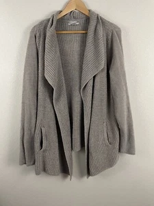Barefoot Dreams Cozychic Lite Womens XL Tan/light Brown Coastal Cardi Cardigan - Picture 1 of 4