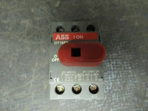 ABB OT16E3 TRENNSCHALTER 600 V 16 A 10 PS @ 480 VAC 3 PH *GARANTIE INKLUSIVE* - Bild 1 von 6