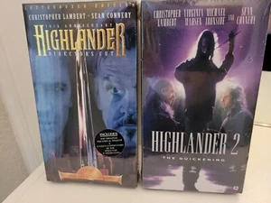 Lot Factory Sealed Highlander 10th Anniversary Directors Cut & NIP Highlander 2 - Picture 1 of 8