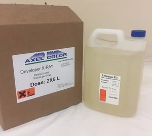 DEVELOPER,REVELADOR,SVILUPPO X-RAY AUTOMATICO 2X5 LT PRONTO USO  - Picture 1 of 1