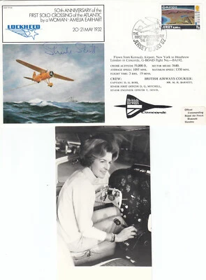 1st Atlantic Solo SIGNED / CONCORDE FLOWN RAF FF38 GB Jersey Cover 1982 (144741) - Image 1 of 2