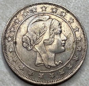 1924 Brazil 2000 Reis Silver Foreign Coin F52 - Picture 1 of 5