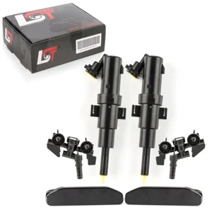 2x Scheinwerferreinigung Teleskopdüse Kappe Set für BMW 3er E46 Limo 98-01 - Bild 1 von 12