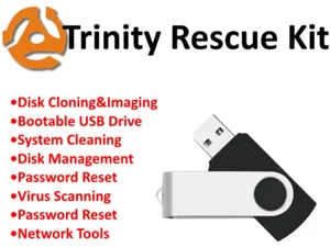 Trinity Rescue Kit: Virus Scan, System Recovery,Repair,Malware Removal Toolkit - Picture 1 of 1